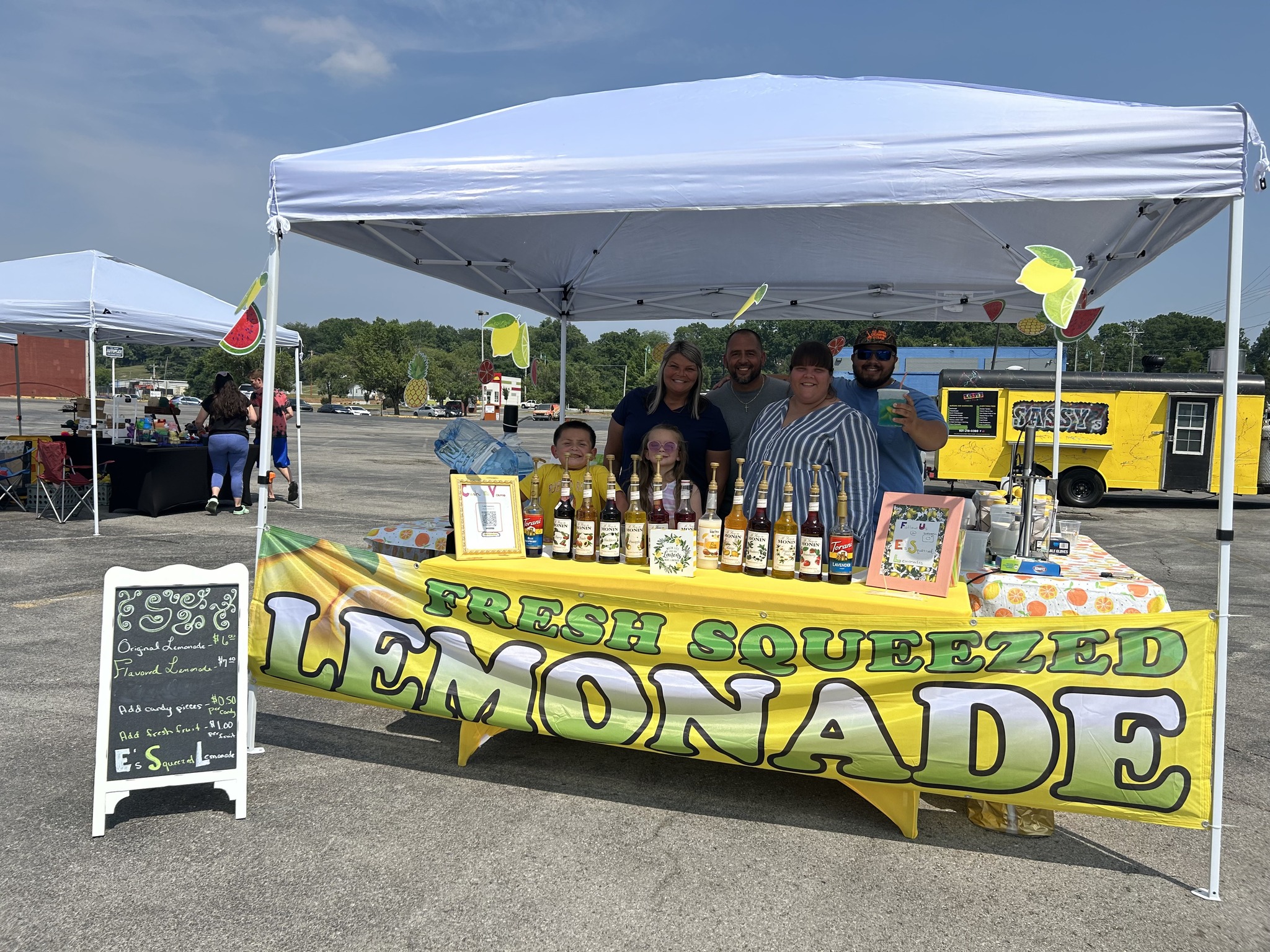 E's Squeezed Lemonade stand